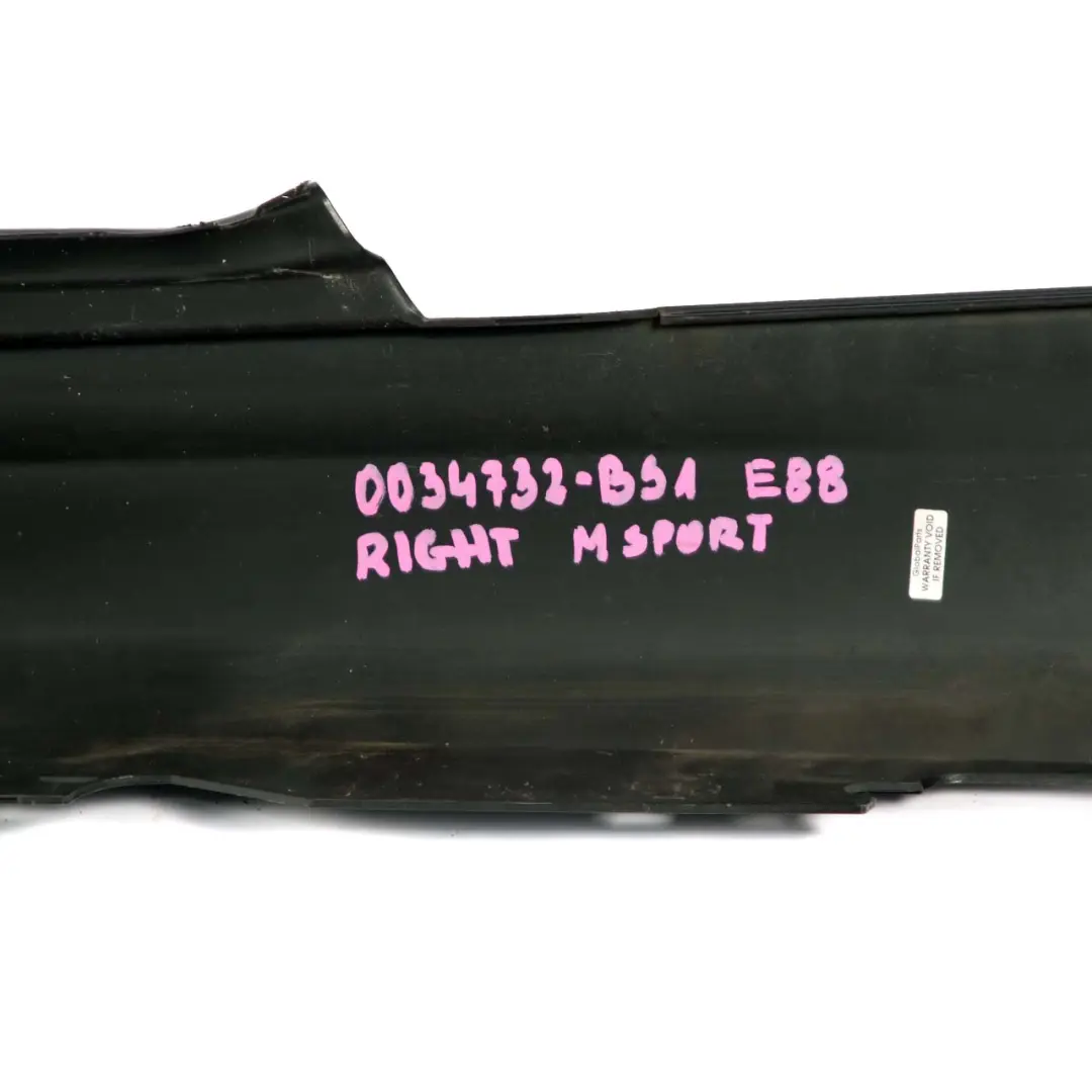 Sill Strip Skirt Right O/S Black Sapphire Metallic - 475 to BMW E81 E82 E88 M Sport with Part number 0034732 BMW E81 E82 E88 M Sport Sill Strip Skirt Right O/S Black Sapphire Metallic - 475 - SKU 0034732-BS1 - Part number 0034732