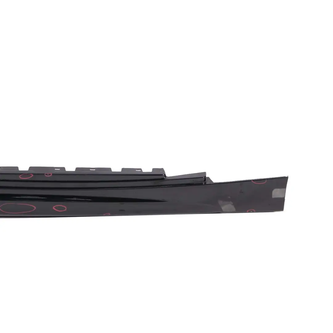 BMW E81 E82 E88 M Sport Sill Strip Skirt Right O/S Black Sapphire Metallic - 475 - SKU 0034732-BS1 - Part number 0034732