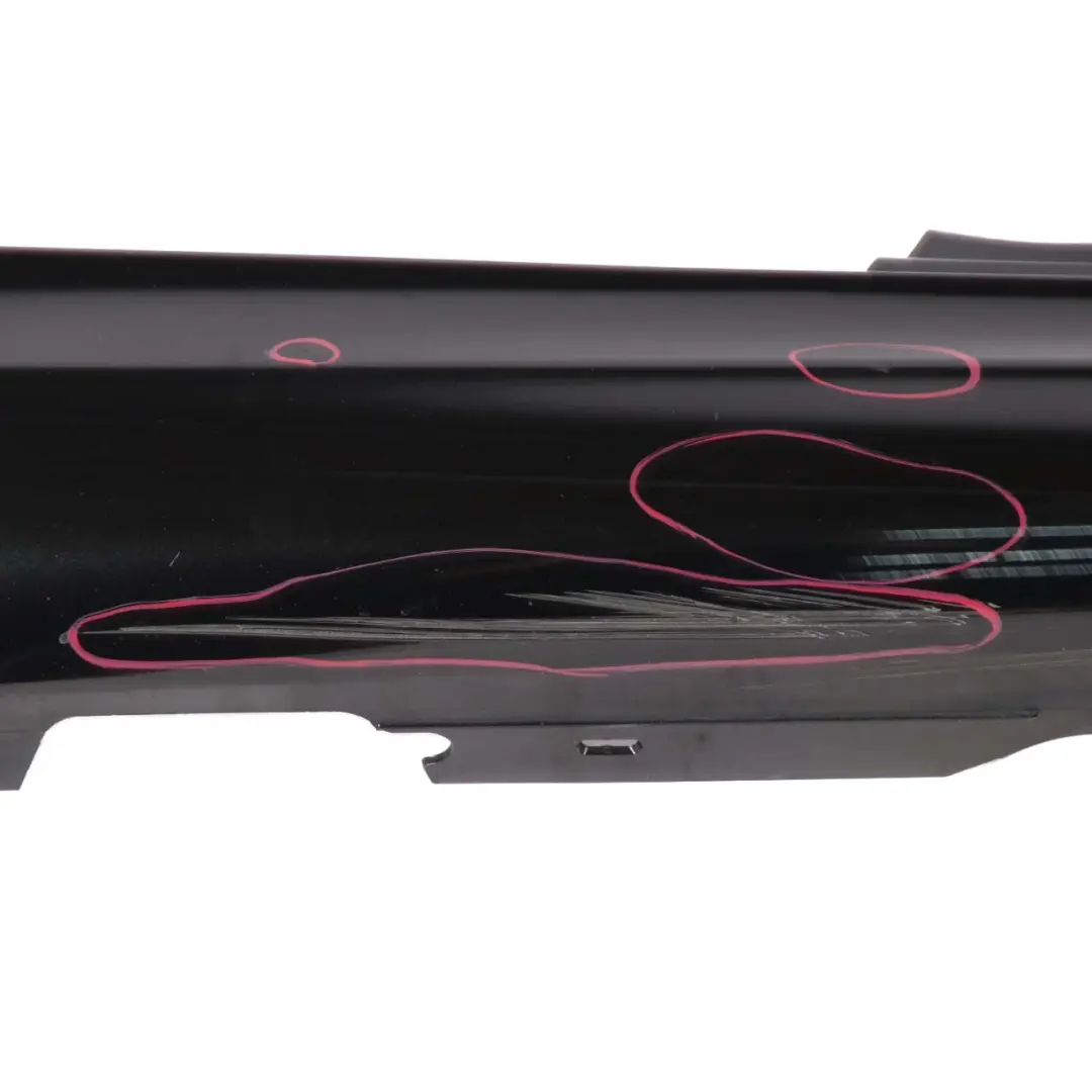 BMW E81 E82 E88 M Sport Sill Strip Skirt Right O/S Black Sapphire Metallic - 475 - SKU 0034732-BS1 - Part number 0034732