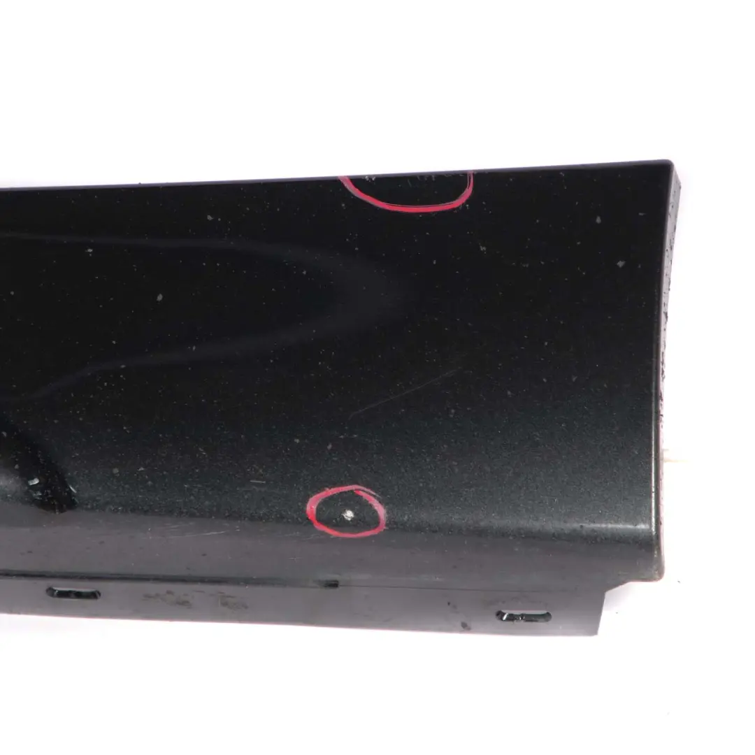 BMW E81 E82 E88 M Sport Sill Strip Skirt Right O/S Black Sapphire Metallic - 475 - SKU 0034732-BS1 - Part number 0034732