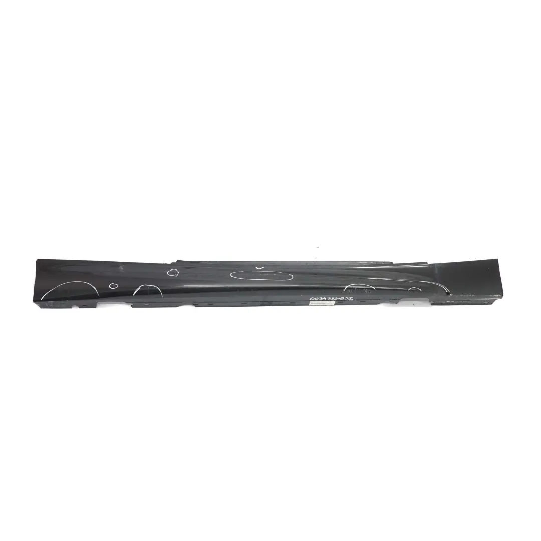BMW E81 M Sport Bande de seuil droite E82 E88 Noir Saphir - 475 - SKU 0034732-BS2 - Numéro de pièce 0034732