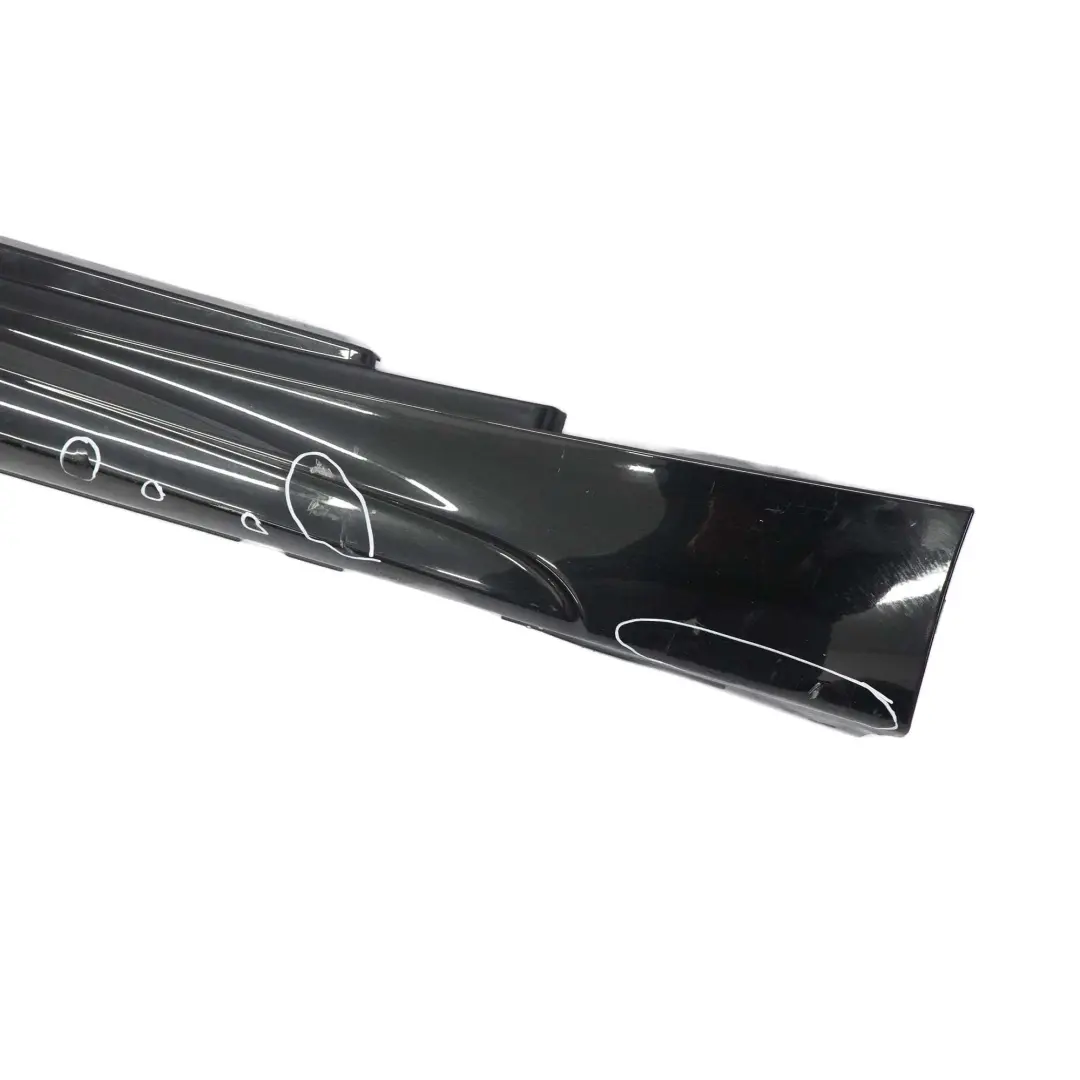  Faldon lateralBMW E81 M Sport Sill Strip Derecho E82 E88 Black Sapphire - 475 - SKU 0034732-BS3 - Número de pieza 0034732