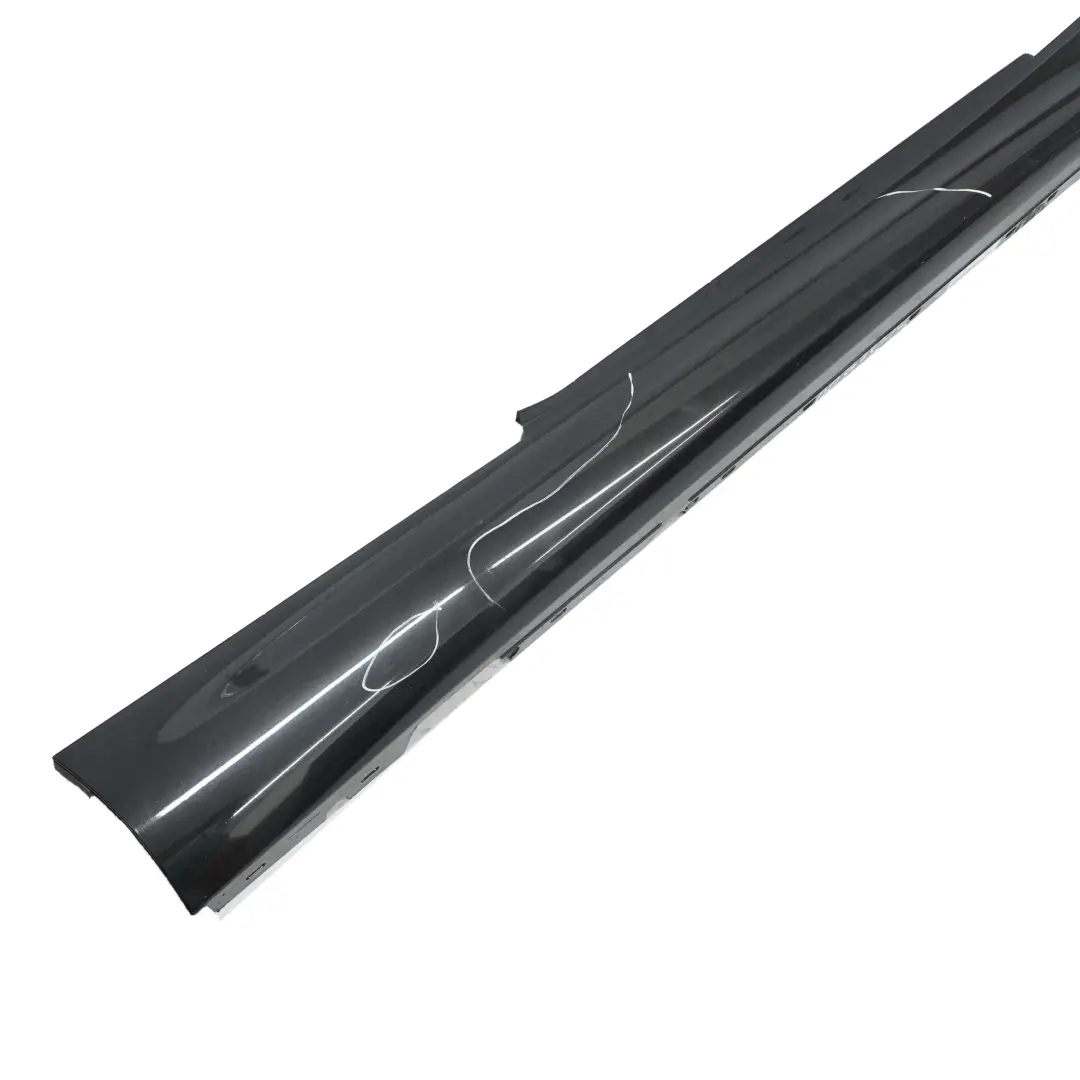  Faldon lateralBMW E81 M Sport Sill Strip Derecho E82 E88 Black Sapphire - 475 - SKU 0034732-BS - Número de pieza 0034732