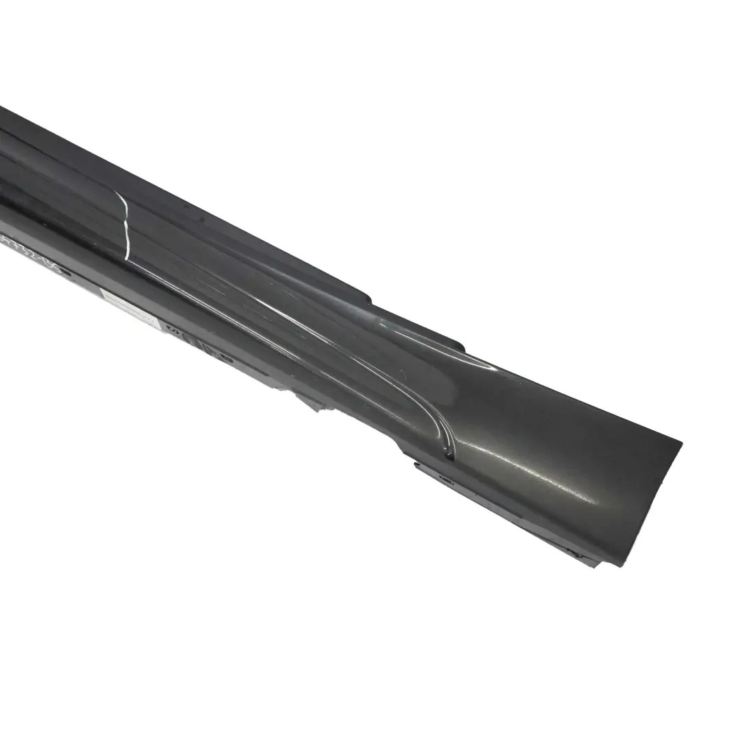  Side Skirt BMW E81 M Sport Sill Strip Right O/S E82 E88 Black Sapphire - 475 - SKU 0034732-BS - Part number 0034732