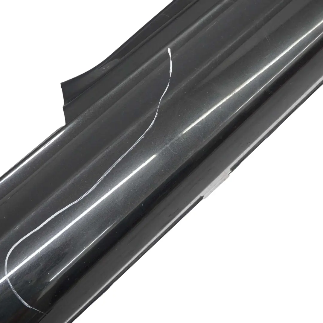  Side Skirt BMW E81 M Sport Sill Strip Right O/S E82 E88 Black Sapphire - 475 - SKU 0034732-BS - Part number 0034732