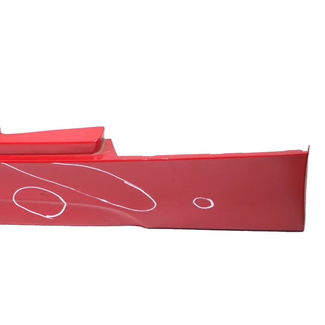 Sill Strip Skirt Right O/S Karmesinrot Red - A61 to BMW E81 E82 E88 M Sport with Part number 0034732 BMW E81 E82 E88 M Sport Sill Strip Skirt Right O/S Karmesinrot Red - A61 - SKU 0034732-KAR - Part number 0034732