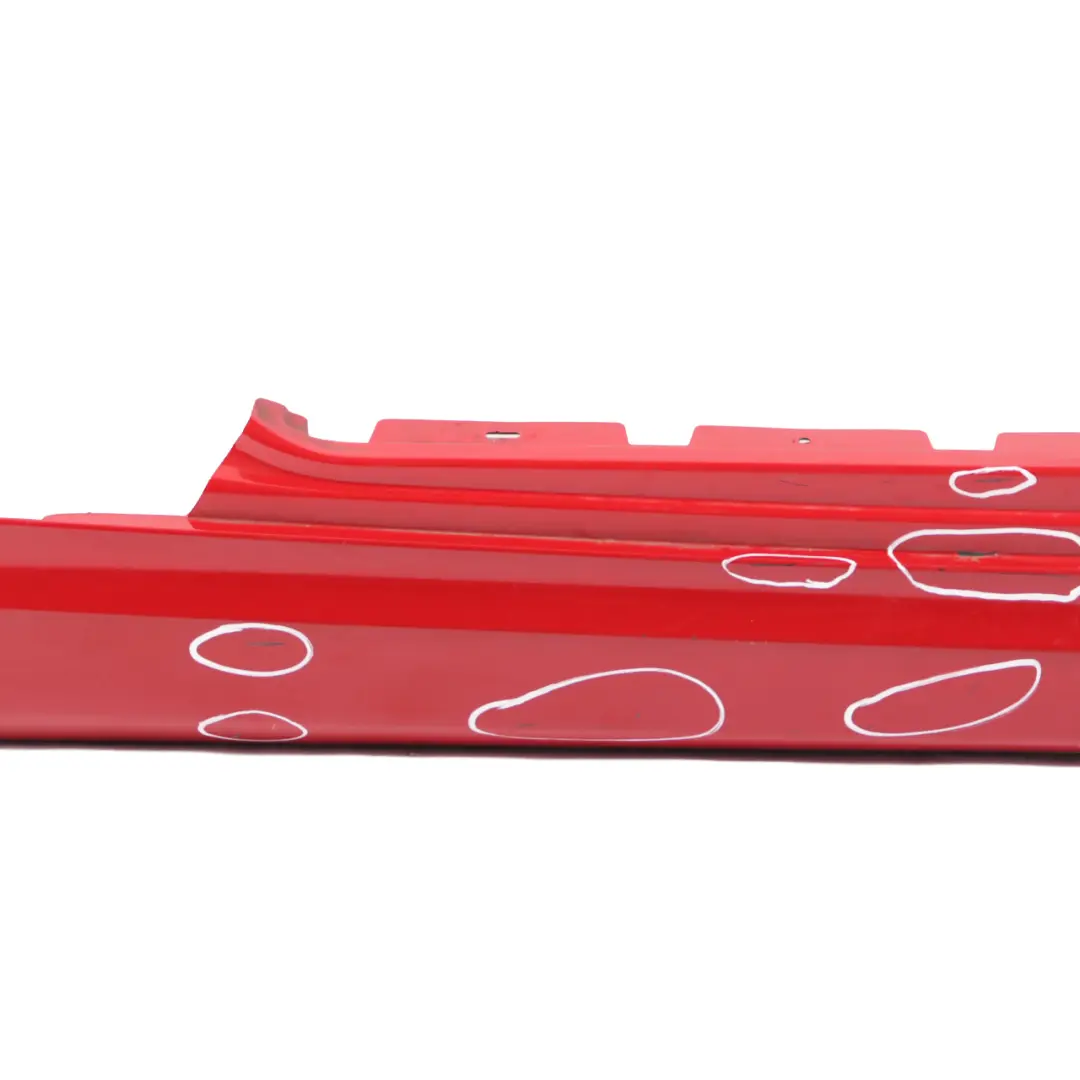 Sill Strip Skirt Right O/S Karmesinrot Red - A61 to BMW E81 E82 E88 M Sport with Part number 0034732 BMW E81 E82 E88 M Sport Sill Strip Skirt Right O/S Karmesinrot Red - A61 - SKU 0034732-KAR - Part number 0034732