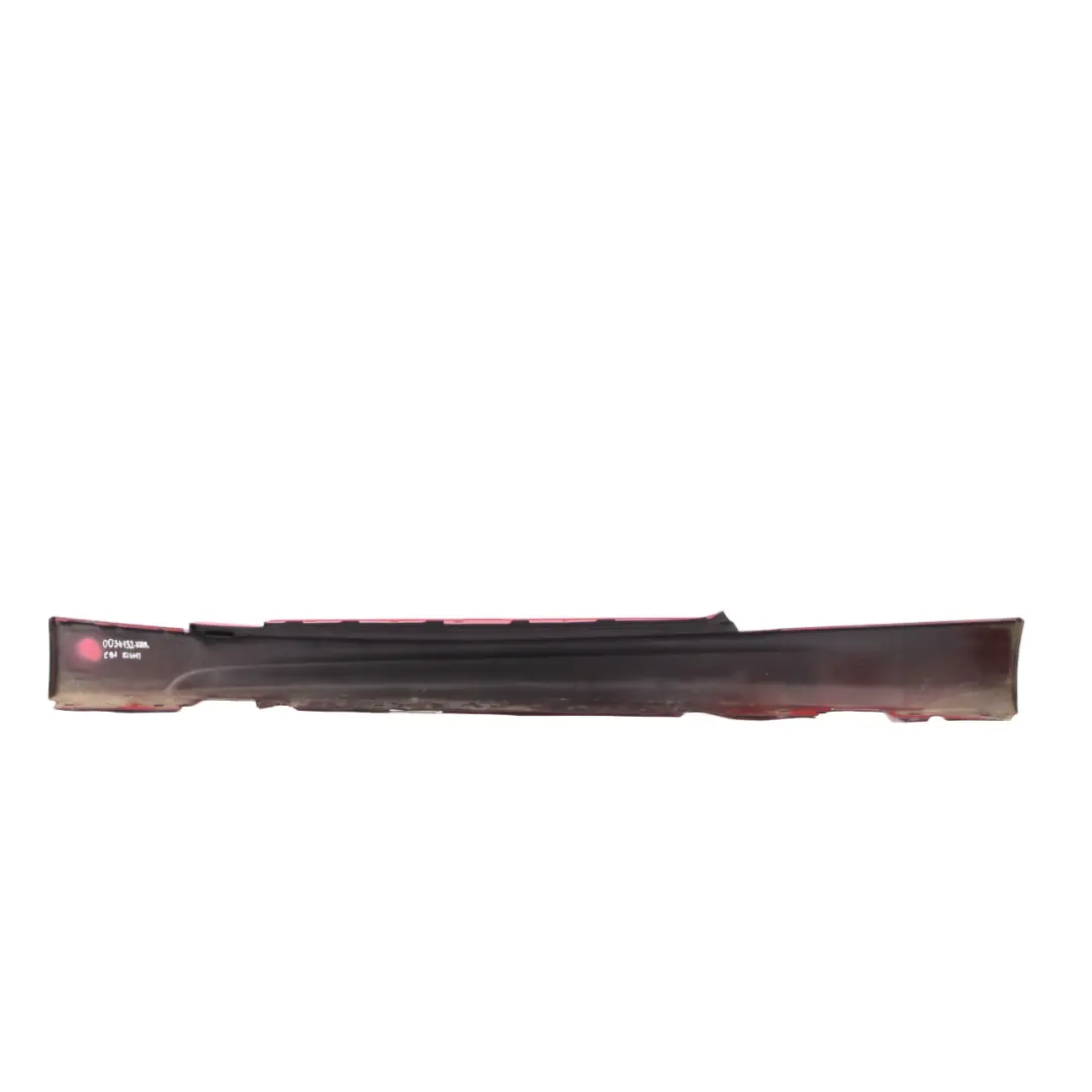 BMW E81 E82 E88 M Sport Sill Strip Skirt Right O/S Karmesinrot Red - A61 - SKU 0034732-KAR - Part number 0034732