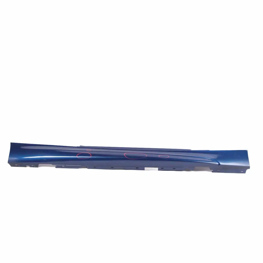 BMW 1 E81 E82 E88 7 M Sport Sill Strip Skirt Right O/S Le Mans Blau - 381 - SKU 0034732-LMB7 - Part number 0034732