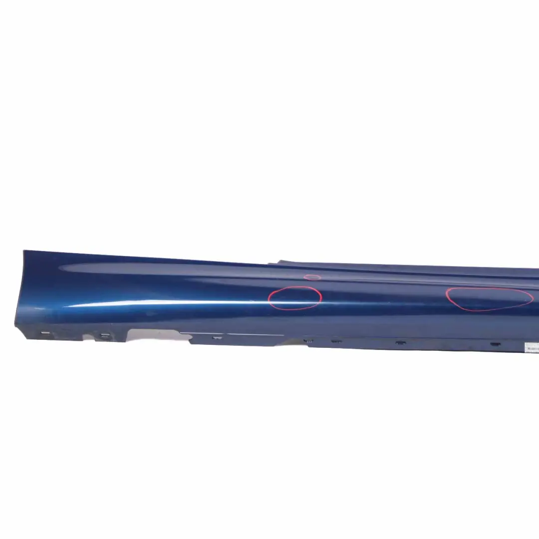 BMW 1 E81 E82 E88 7 M Sport Sill Strip Skirt Right O/S Le Mans Blau - 381 - SKU 0034732-LMB7 - Part number 0034732