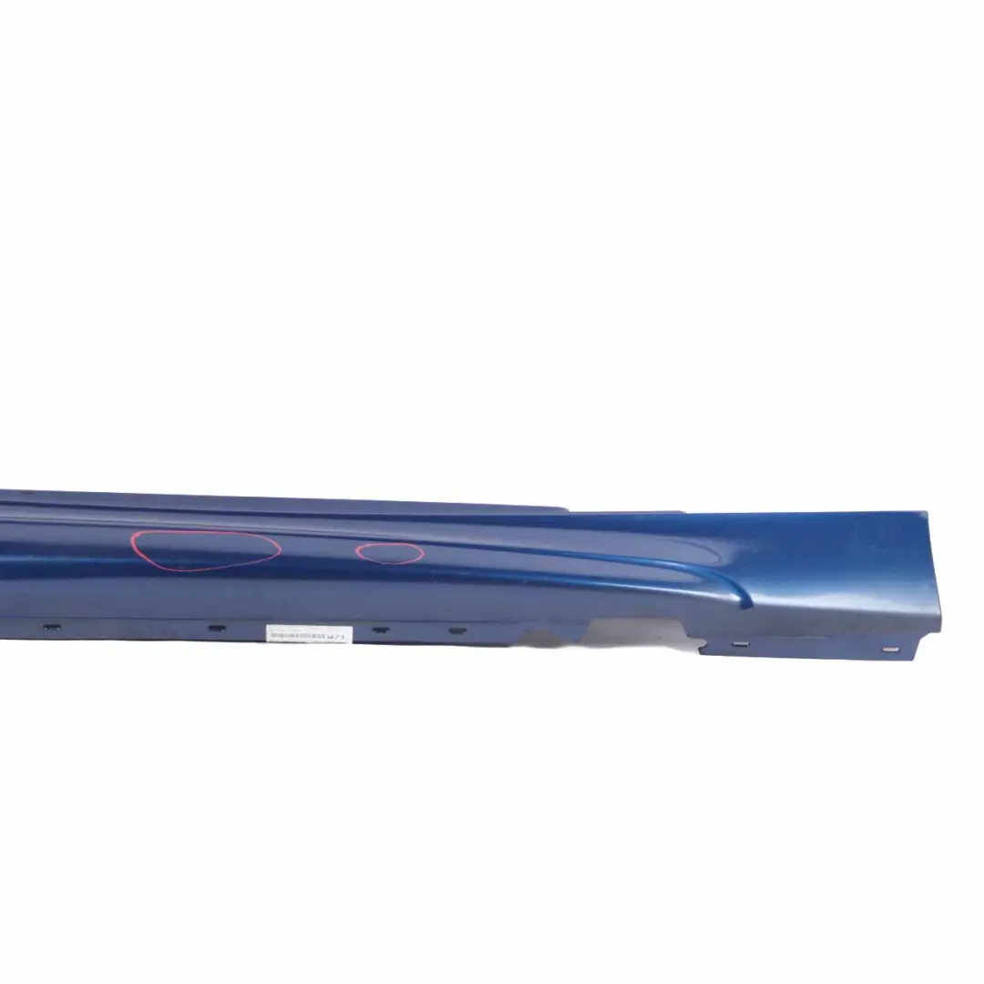 Sill Strip Skirt Right O/S Le Mans Blau - 381 to BMW 1 E81 E82 E88 7 M Sport with Part number 0034732 BMW 1 E81 E82 E88 7 M Sport Sill Strip Skirt Right O/S Le Mans Blau - 381 - SKU 0034732-LMB7 - Part number 0034732