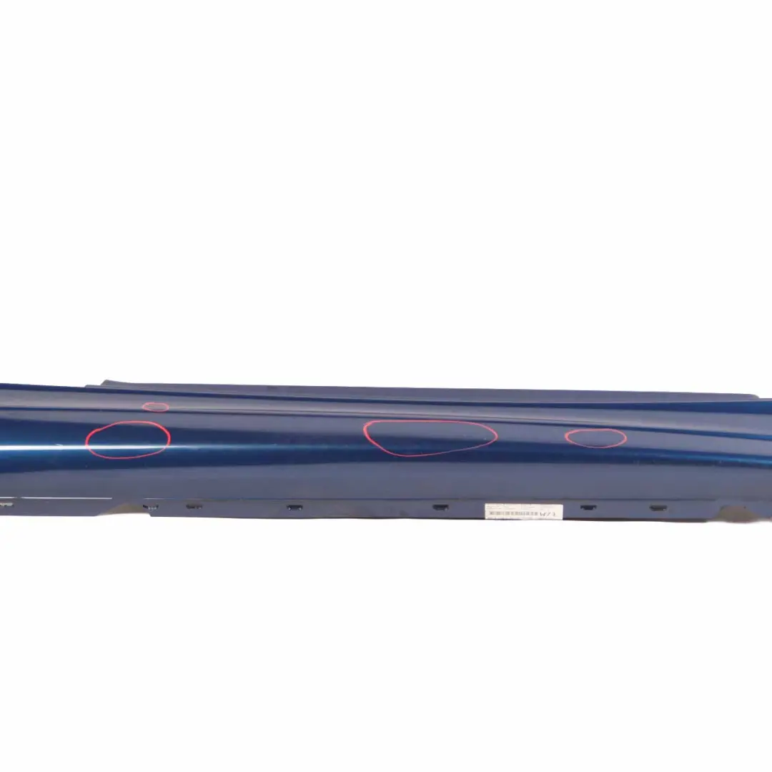 Sill Strip Skirt Right O/S Le Mans Blau - 381 to BMW 1 E81 E82 E88 7 M Sport with Part number 0034732 BMW 1 E81 E82 E88 7 M Sport Sill Strip Skirt Right O/S Le Mans Blau - 381 - SKU 0034732-LMB7 - Part number 0034732