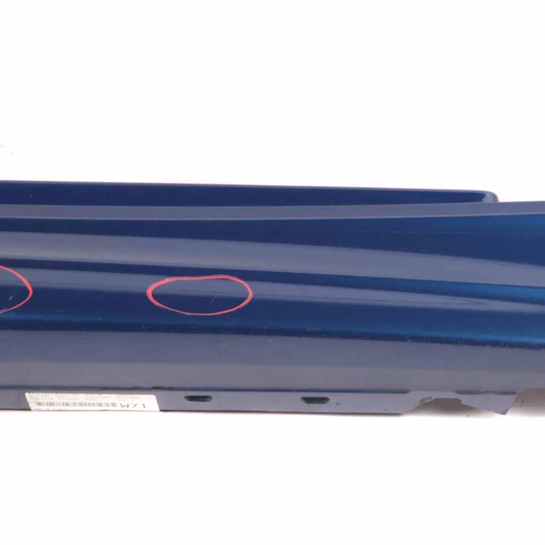 Sill Strip Skirt Right O/S Le Mans Blau - 381 to BMW 1 E81 E82 E88 7 M Sport with Part number 0034732 BMW 1 E81 E82 E88 7 M Sport Sill Strip Skirt Right O/S Le Mans Blau - 381 - SKU 0034732-LMB7 - Part number 0034732