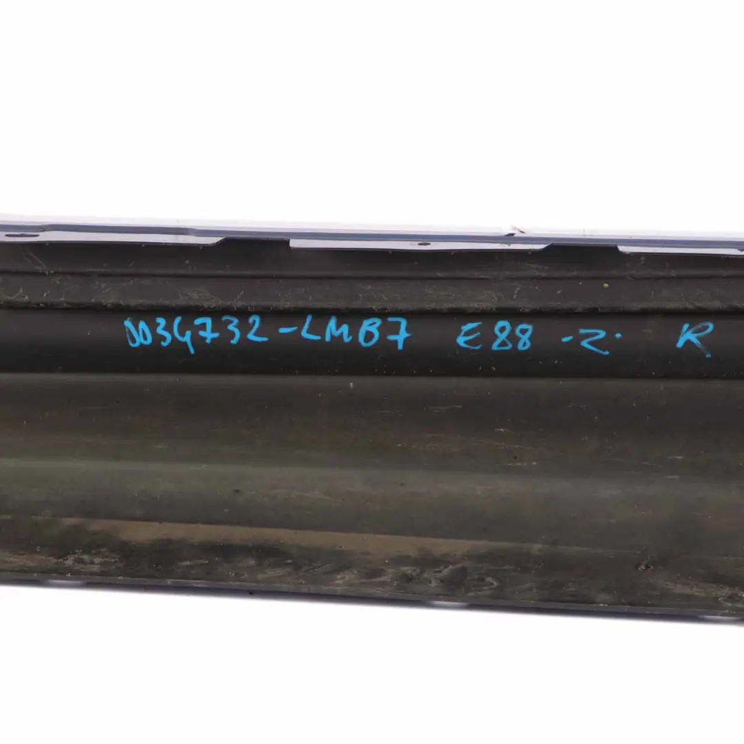 BMW 1 E81 E82 E88 7 M Sport Sill Strip Skirt Right O/S Le Mans Blau - 381 - SKU 0034732-LMB7 - Part number 0034732
