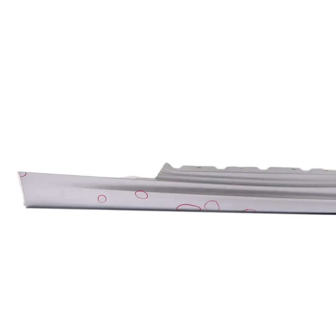 Sill Strip Skirt Right O/S Titansilber Silver - 354 to BMW 1 E81 E82 E88 M Sport with Part number 0034732 BMW 1 E81 E82 E88 M Sport Sill Strip Skirt Right O/S Titansilber Silver - 354 - SKU 0034732-TS3 - Part number 0034732