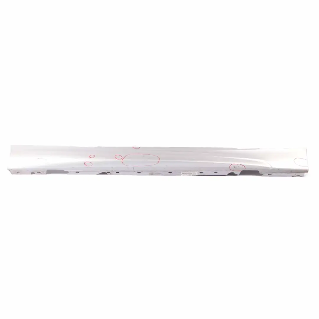 Side Skirt BMW E81 E82 E88 M Sport Sill Strip Right O/S Titansilber Silver - 354 - SKU 0034732-TS4 - Part number 0034732