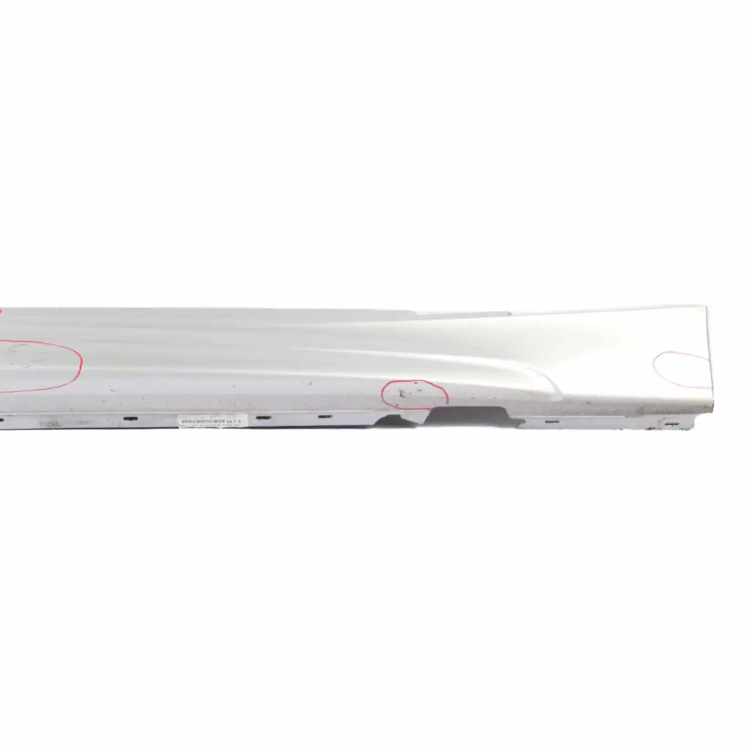  Side Skirt BMW E81 E82 E88 M Sport Sill Strip Right O/S Titansilber Silver - 354 - SKU 0034732-TS4 - Part number 0034732