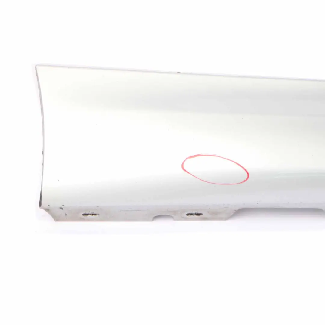  Side Skirt BMW E81 E82 E88 M Sport Sill Strip Right O/S Titansilber Silver - 354 - SKU 0034732-TS4 - Part number 0034732