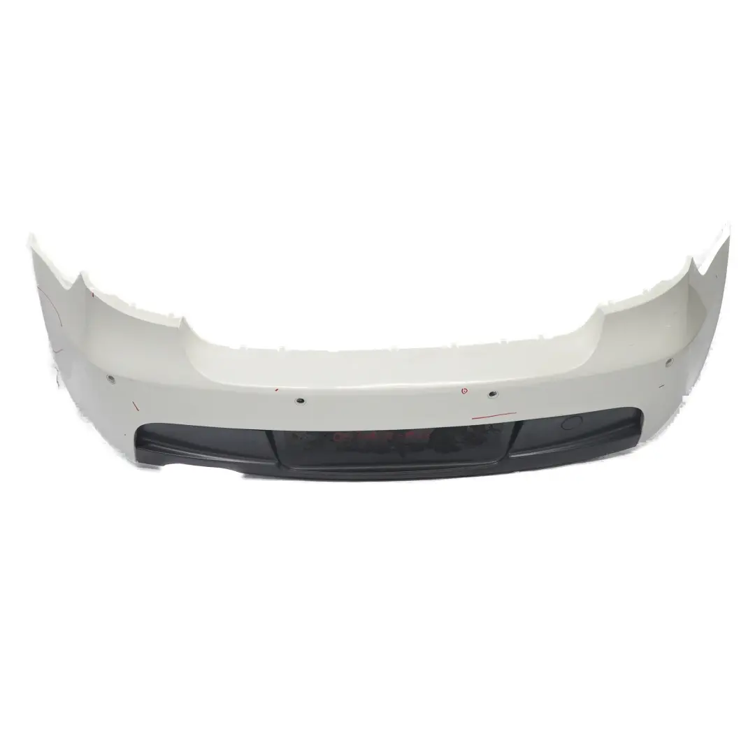 BMW E81 E87 LCI M Sport Rear Bumper Trim Panel PDC Alpinweiss White - 300 - SKU 0034802-AW2 - Part number 0034802