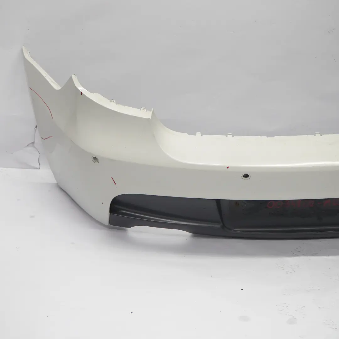 Bumper Trim Panel PDC Alpinweiss White - 300 to BMW E81 E87 LCI M Sport Rear with Part number 0034802 BMW E81 E87 LCI M Sport Rear Bumper Trim Panel PDC Alpinweiss White - 300 - SKU 0034802-AW2 - Part number 0034802