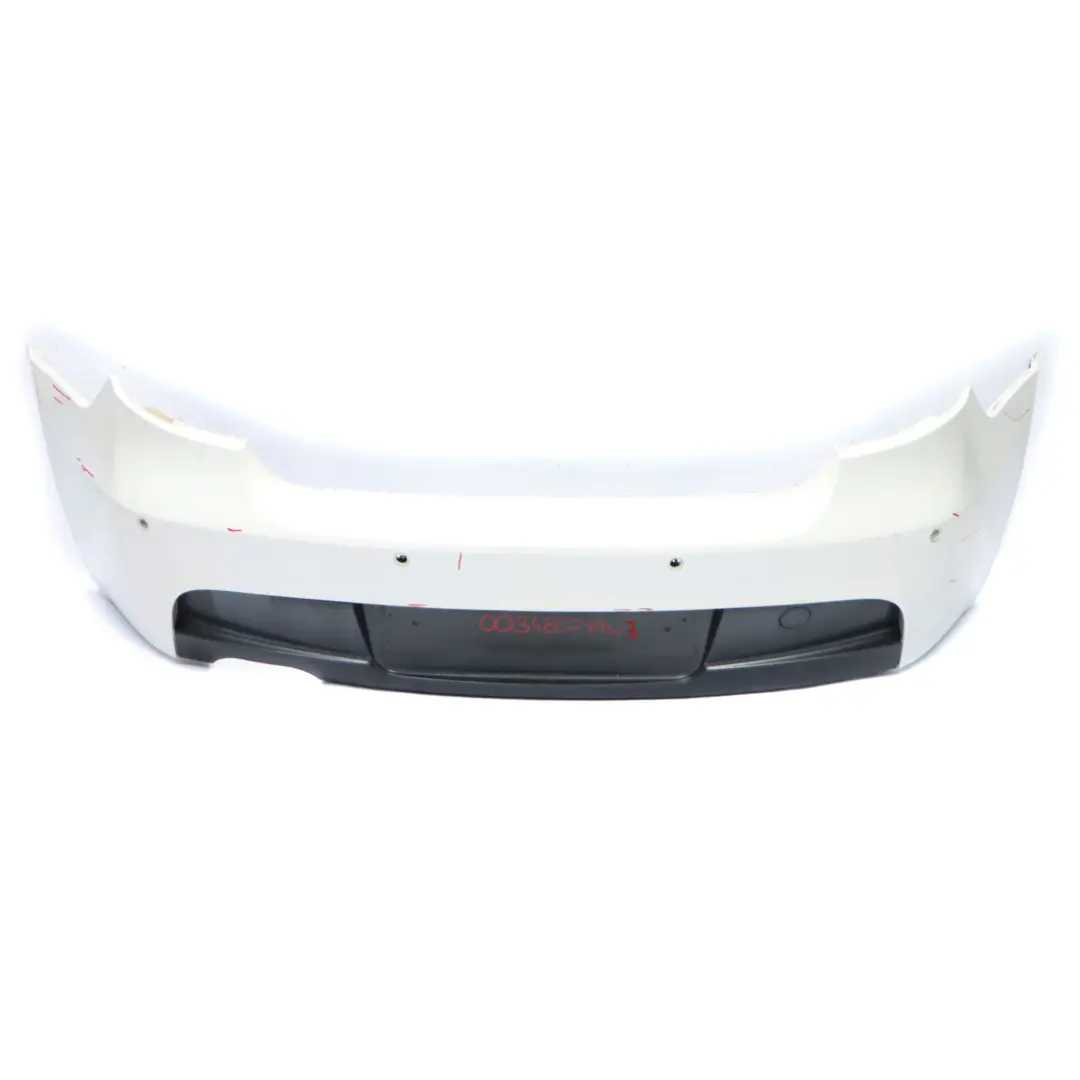 Bumper Trim Panel PDC Alpinweiss White - 300 to BMW E81 E87 LCI M Sport Rear with Part number 0034802 BMW E81 E87 LCI M Sport Rear Bumper Trim Panel PDC Alpinweiss White - 300 - SKU 0034802-AW3 - Part number 0034802