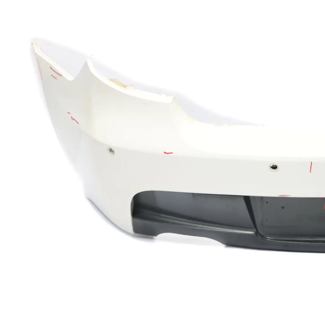 BMW E81 E87 LCI M Sport Rear Bumper Trim Panel PDC Alpinweiss White - 300 - SKU 0034802-AW3 - Part number 0034802
