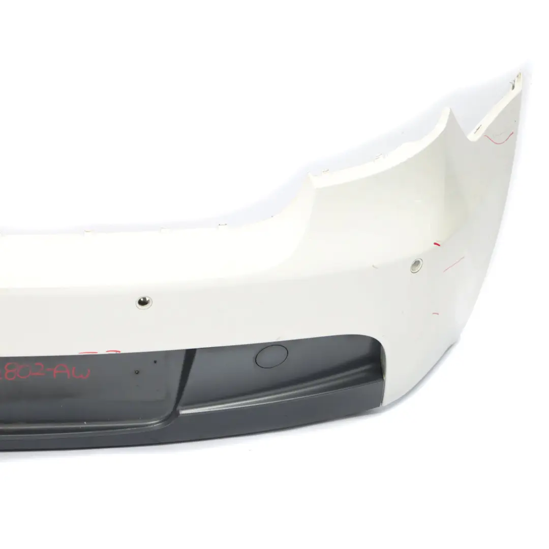 BMW E81 E87 LCI Zderzak Tylny M-Pakiet PDC Alpinweiss White - 300 - SKU 0034802-AW3 - Numer Części 0034802