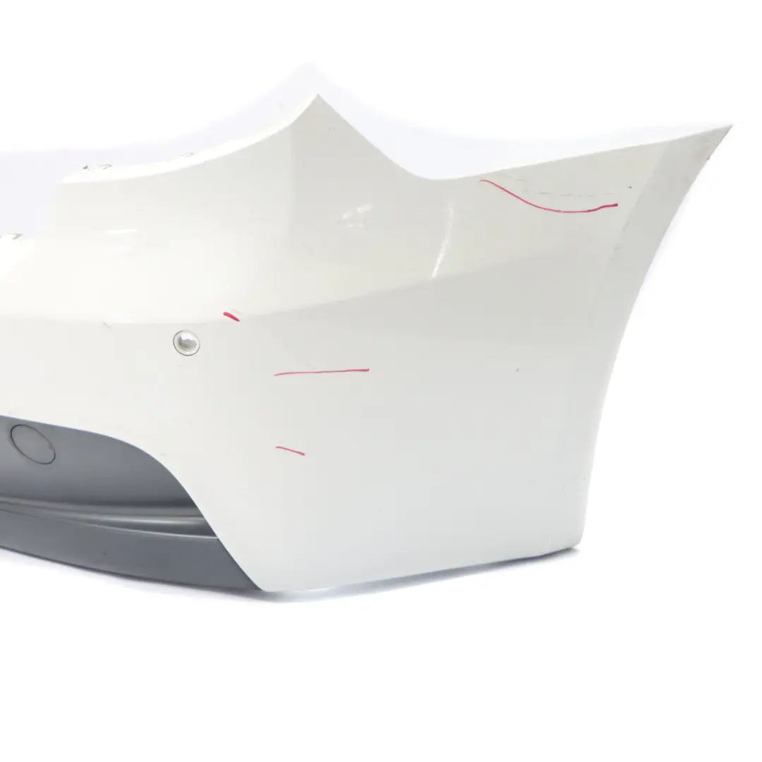 BMW E81 E87 LCI M Sport Rear Bumper Trim Panel PDC Alpinweiss White - 300 - SKU 0034802-AW3 - Part number 0034802