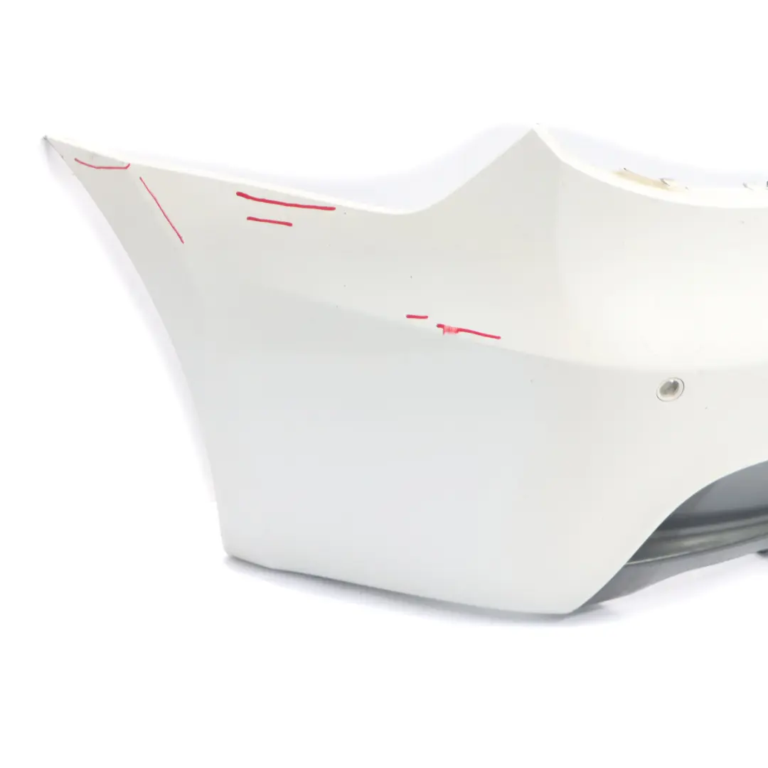 BMW E81 E87 LCI M Sport Rear Bumper Trim Panel PDC Alpinweiss White - 300 - SKU 0034802-AW3 - Part number 0034802