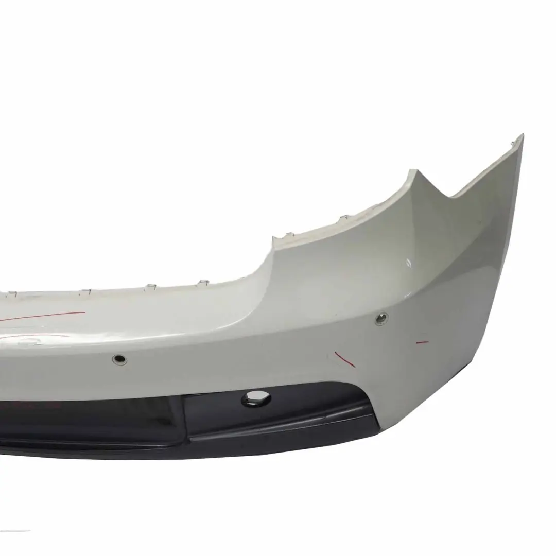 Bumper Trim Panel PDC Alpinweiss White - 300 to BMW E81 E87 LCI M Sport Rear with Part number 0034802 BMW E81 E87 LCI M Sport Rear Bumper Trim Panel PDC Alpinweiss White - 300 - SKU 0034802-AW - Part number 0034802