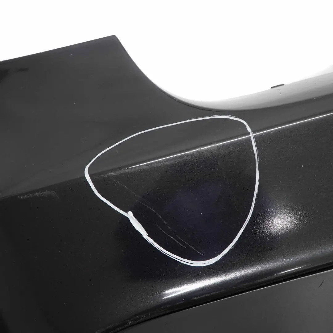 Bumper BMW E81 E87 LCI M Sport Trim Panel PDC Black Painted to Rear with Part number 0034802 Rear Bumper BMW E81 E87 LCI M Sport Trim Panel PDC Black Painted - SKU 0034802-BLK - Part number 0034802