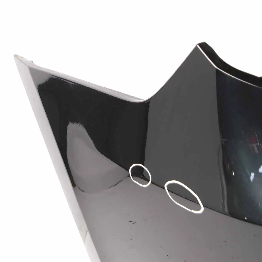 Bumper Trim Panel Black Sapphire Metallic - 475 to BMW E81 E87 LCI M Sport Rear with Part number 0034802 BMW E81 E87 LCI M Sport Rear Bumper Trim Panel Black Sapphire Metallic - 475 - SKU 0034802-BS1 - Part number 0034802