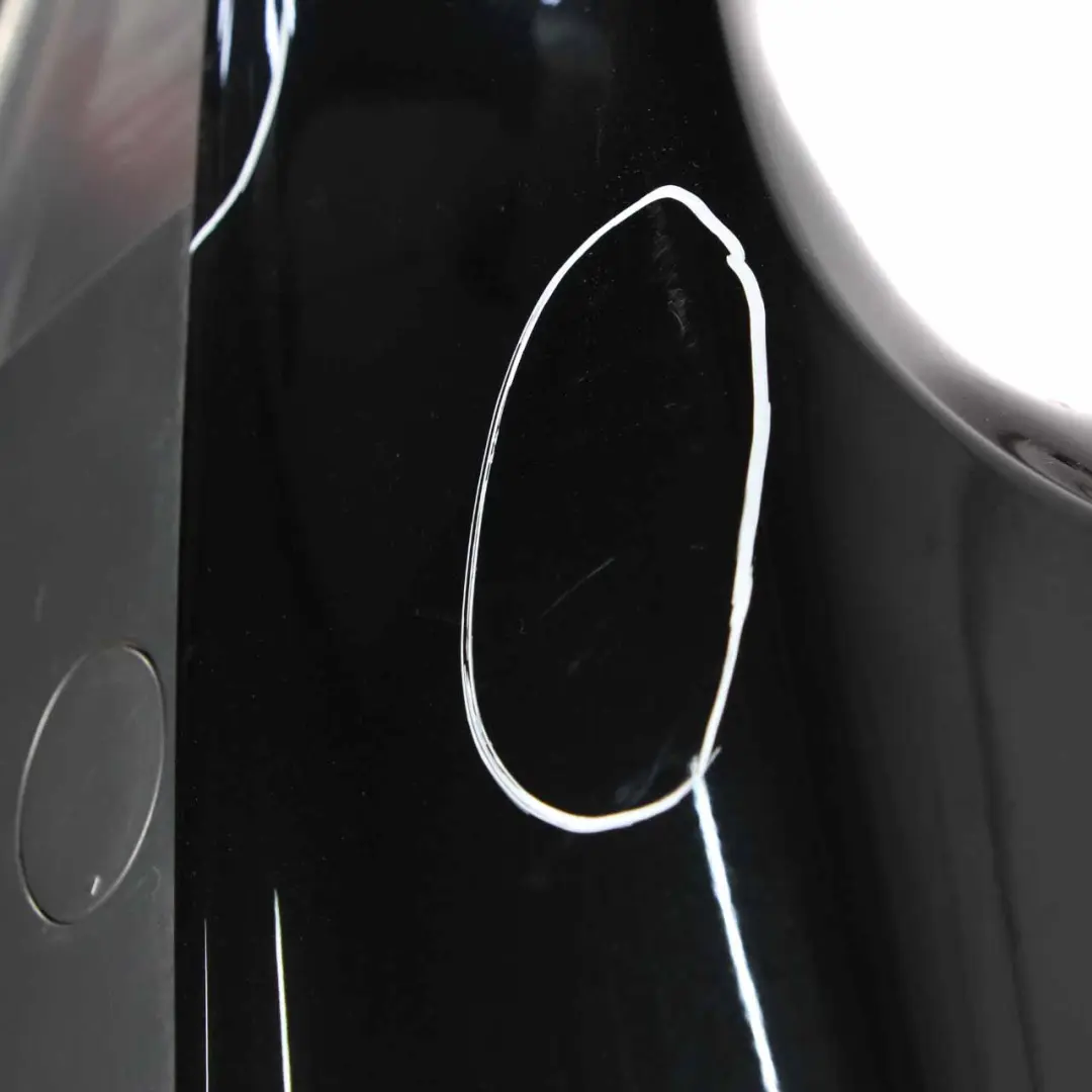 BMW 1 E81 E87 LCI 1 M Sport Stossfänger Hinten Black Sapphire Schwarz - 475 - SKU 0034802-BS1 - Teilenummer 0034802