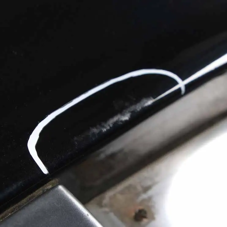 Bumper Trim Panel Black Sapphire Metallic - 475 to BMW E81 E87 LCI M Sport Rear with Part number 0034802 BMW E81 E87 LCI M Sport Rear Bumper Trim Panel Black Sapphire Metallic - 475 - SKU 0034802-BS1 - Part number 0034802