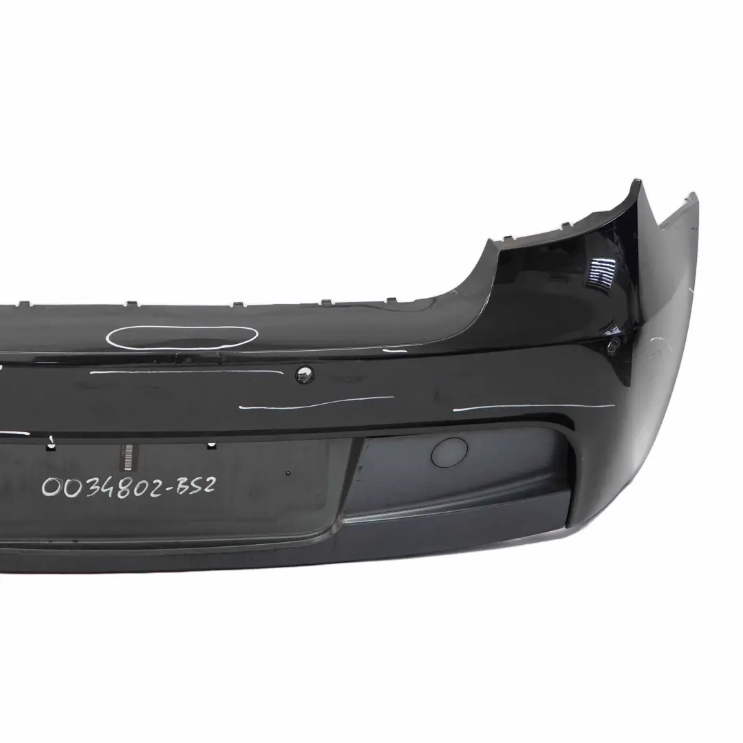Bumper Trim Panel Black Sapphire - 475 to BMW E81 E87 LCI M Sport Rear with Part number 0034802 BMW E81 E87 LCI M Sport Rear Bumper Trim Panel Black Sapphire - 475 - SKU 0034802-BS2 - Part number 0034802