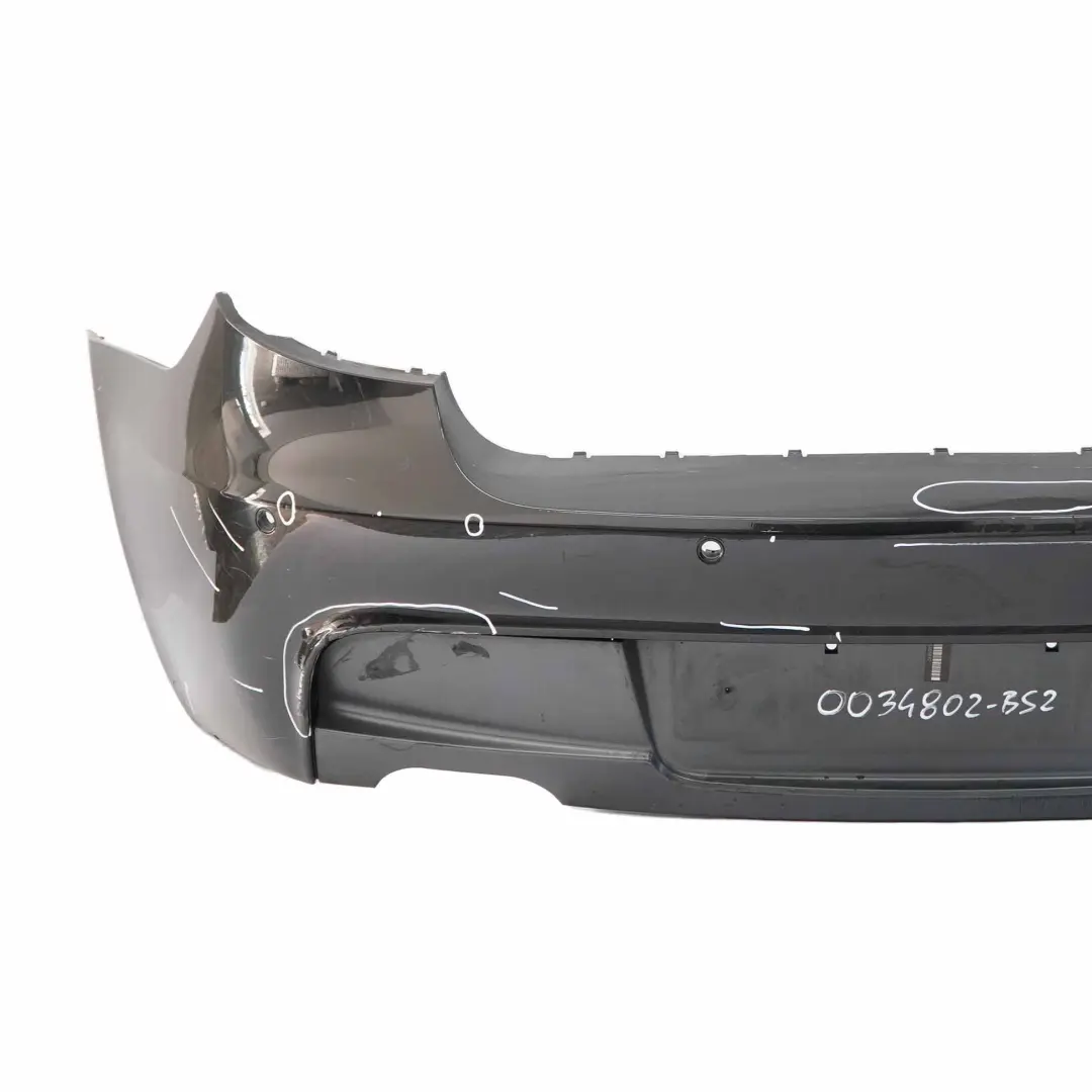 Bumper Trim Panel Black Sapphire - 475 to BMW E81 E87 LCI M Sport Rear with Part number 0034802 BMW E81 E87 LCI M Sport Rear Bumper Trim Panel Black Sapphire - 475 - SKU 0034802-BS2 - Part number 0034802