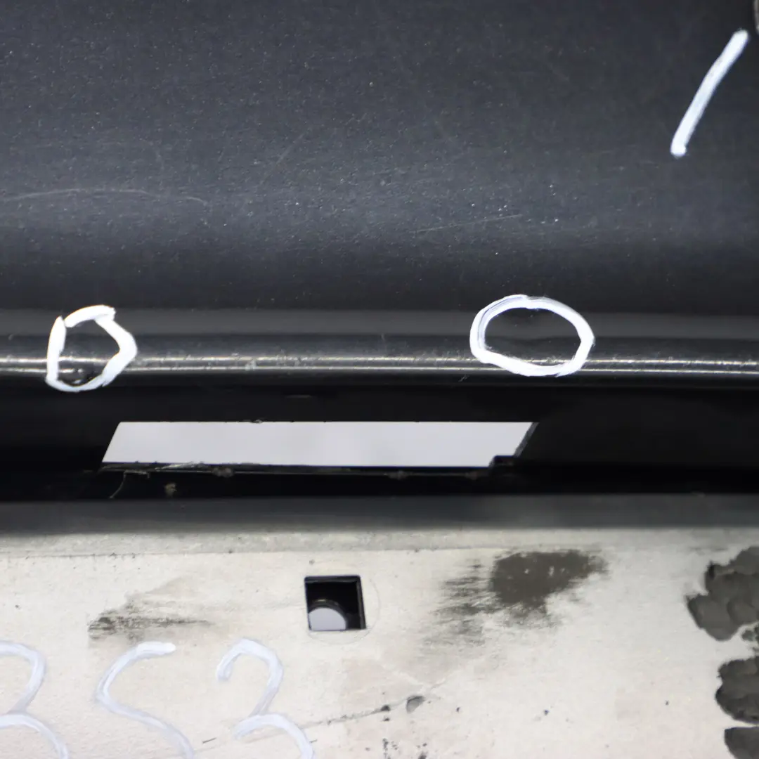 BMW E87 LCI Bumper Rear M Sport E81 Trim Panel Covering Black Sapphire - 475 - SKU 0034802-BS3 - Part number 0034802