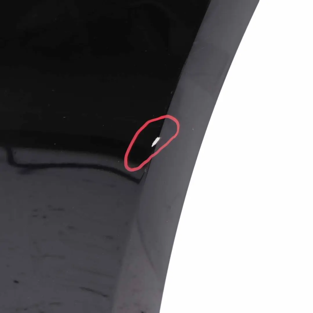 BMW E81 E87 LCI M Sport Rear Bumper Trim Panel Black Sapphire - 475 - SKU 0034802-BS4 - Part number 0034802