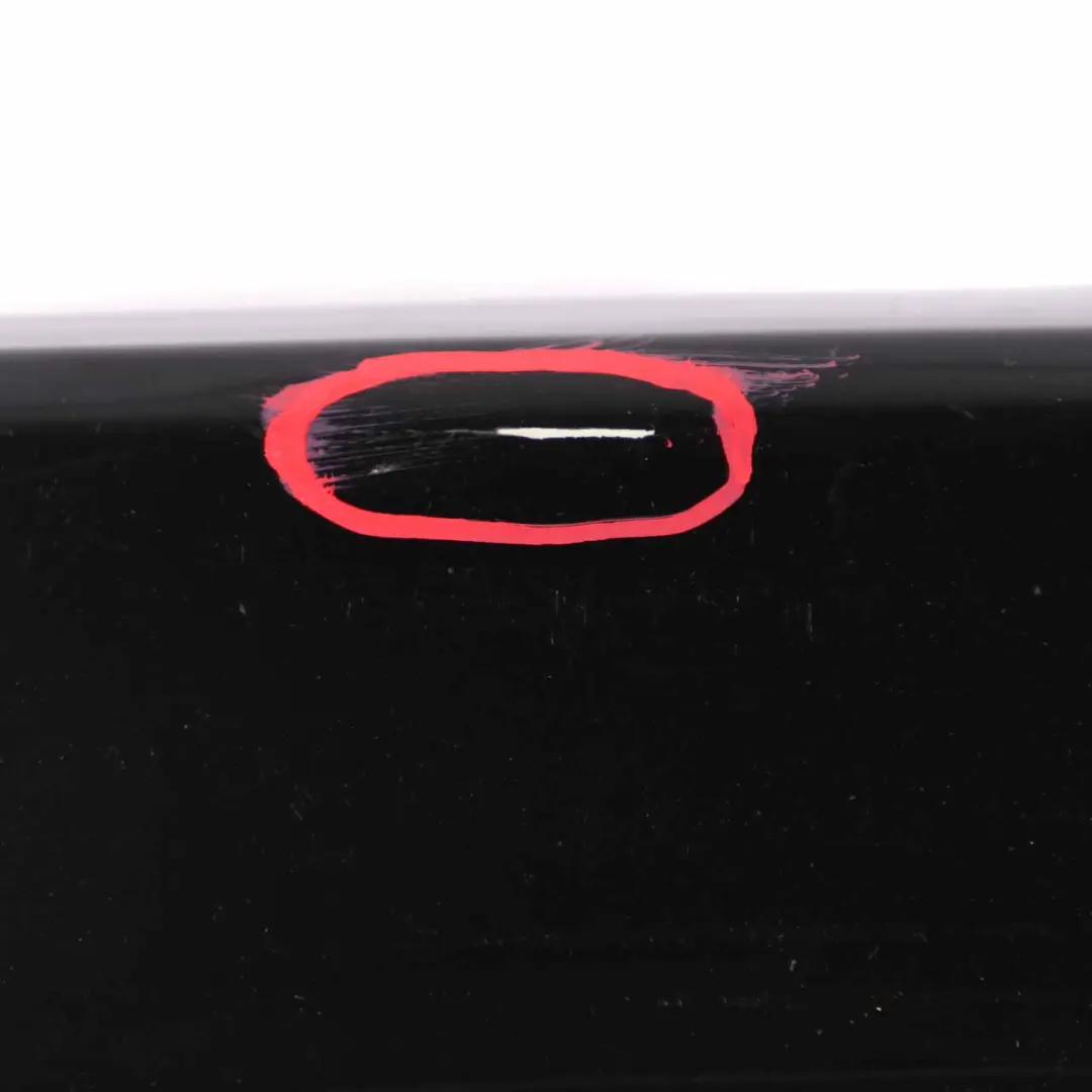 BMW E81 E87 LCI M Sport Rear Bumper Trim Panel Black Sapphire - 475 - SKU 0034802-BS4 - Part number 0034802