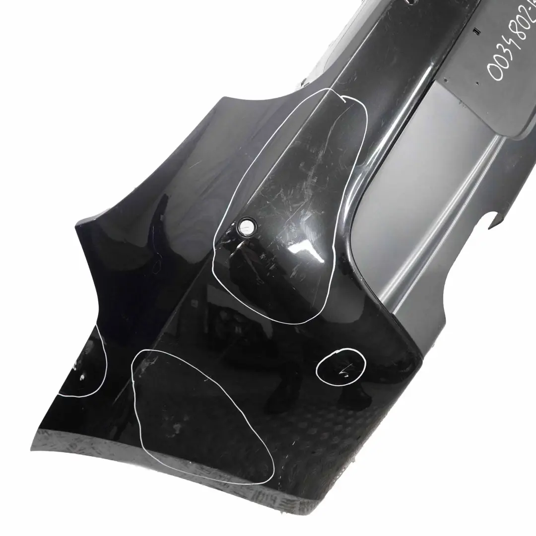 Bumper BMW E81 E87 LCI M Sport Trim Panel Black Sapphire Metallic - 475 to Rear with Part number 0034802 Rear Bumper BMW E81 E87 LCI M Sport Trim Panel Black Sapphire Metallic - 475 - SKU 0034802-BS6 - Part number 0034802
