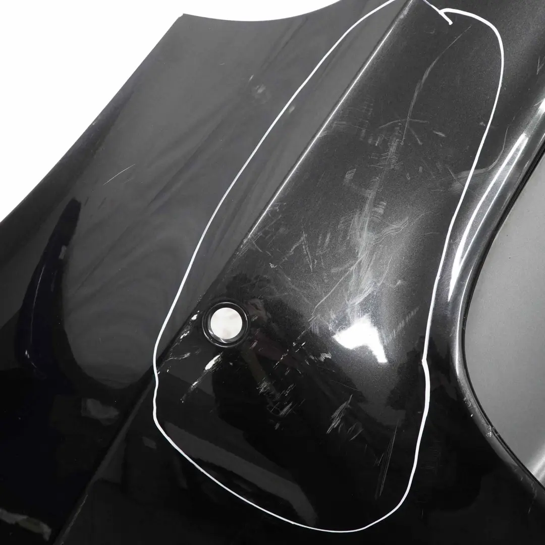 Rear Bumper BMW E81 E87 LCI M Sport Trim Panel Black Sapphire Metallic - 475 - SKU 0034802-BS6 - Part number 0034802