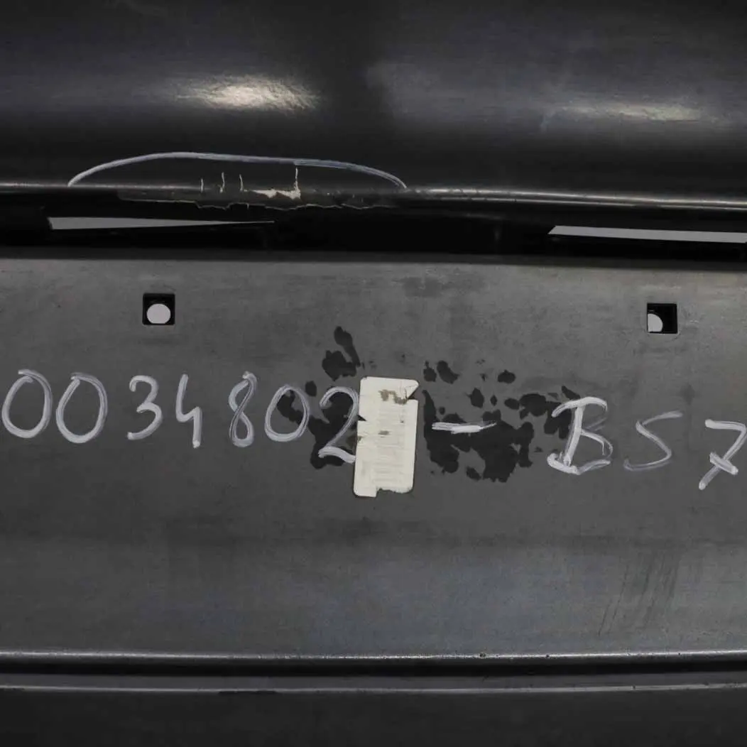 Bumper BMW E81 E87 LCI M Sport Trim Panel Black Sapphire Metallic - 475 to Rear with Part number 0034802 Rear Bumper BMW E81 E87 LCI M Sport Trim Panel Black Sapphire Metallic - 475 - SKU 0034802-BS7 - Part number 0034802