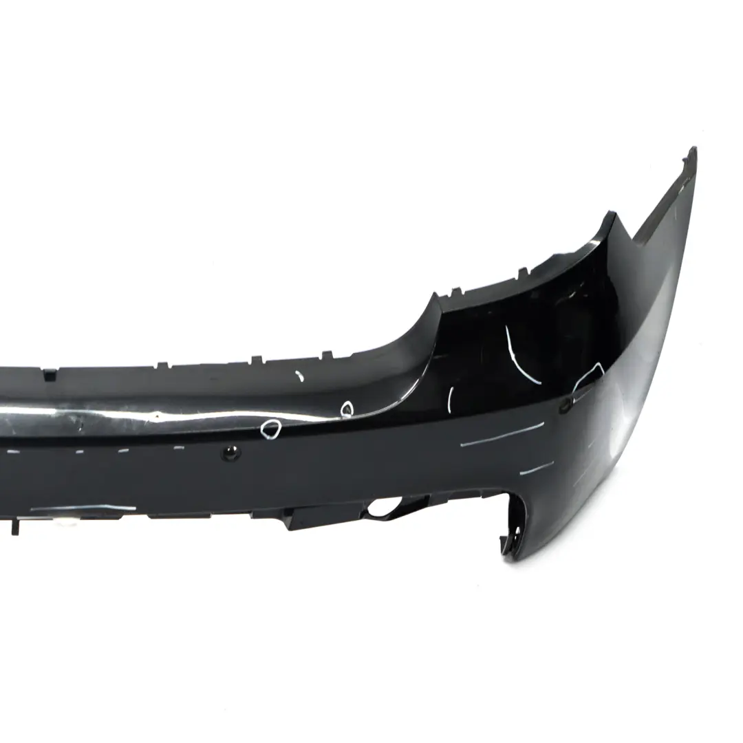 Bumper BMW E81 E87 LCI M Sport Rear Trim Panel Black Sapphire - 475 to Rear with Part number 0034802 Rear Bumper BMW E81 E87 LCI M Sport Rear Trim Panel Black Sapphire - 475 - SKU 0034802-BS8 - Part number 0034802
