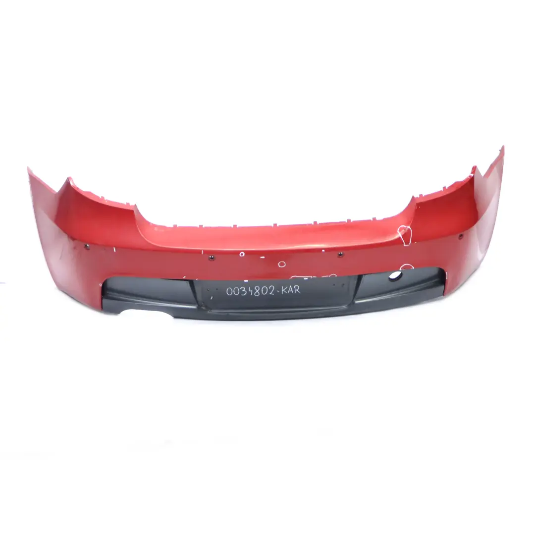 Bumper BMW E81 E87 LCI M Sport Trim Panel PDC Karmesinrot Red - A61 to Rear with Part number 0034802 Rear Bumper BMW E81 E87 LCI M Sport Trim Panel PDC Karmesinrot Red - A61 - SKU 0034802-KAR - Part number 0034802