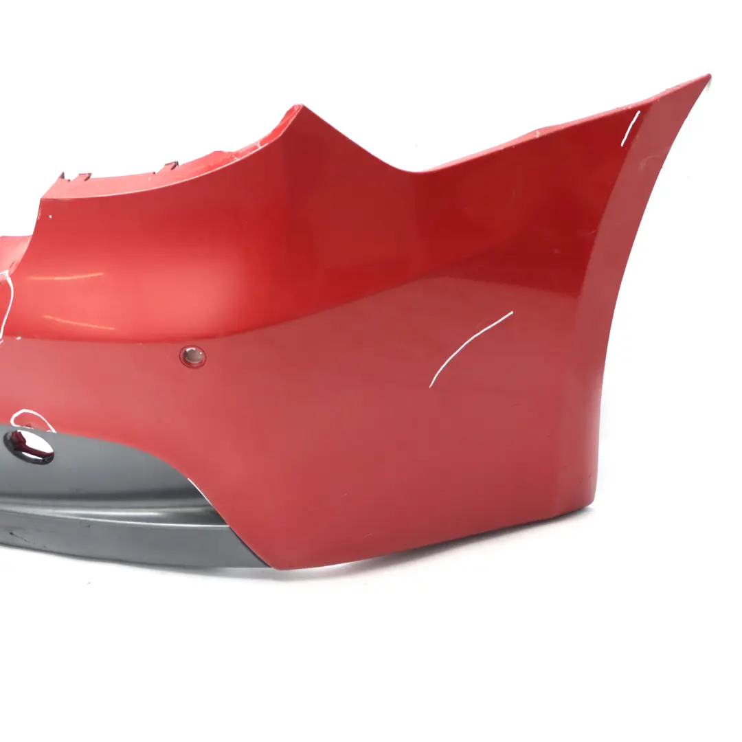 Bumper BMW E81 E87 LCI M Sport Trim Panel PDC Karmesinrot Red - A61 to Rear with Part number 0034802 Rear Bumper BMW E81 E87 LCI M Sport Trim Panel PDC Karmesinrot Red - A61 - SKU 0034802-KAR - Part number 0034802