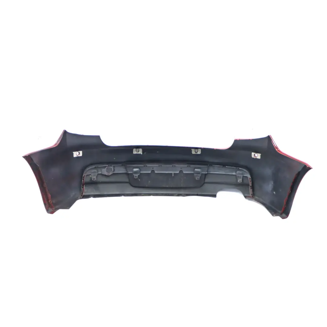Bumper BMW E81 E87 LCI M Sport Trim Panel PDC Karmesinrot Red - A61 to Rear with Part number 0034802 Rear Bumper BMW E81 E87 LCI M Sport Trim Panel PDC Karmesinrot Red - A61 - SKU 0034802-KAR - Part number 0034802