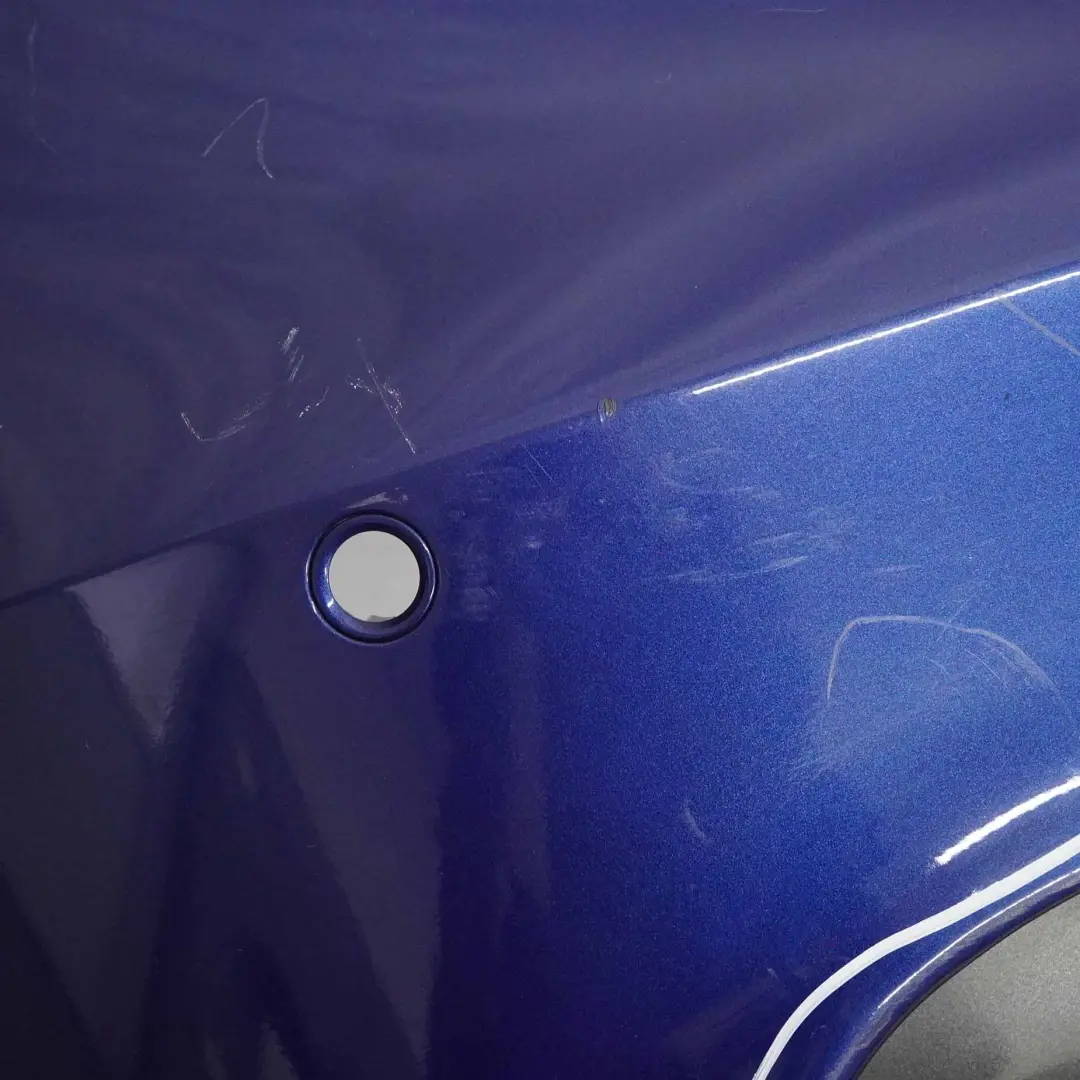 Bumper Trim Panel PDC Le Mans Blau Blue 381 to BMW E81 E87 LCI 4 M Sport Rear with Part number 0034802 BMW E81 E87 LCI 4 M Sport Rear Bumper Trim Panel PDC Le Mans Blau Blue 381 - SKU 0034802-LMB4 - Part number 0034802