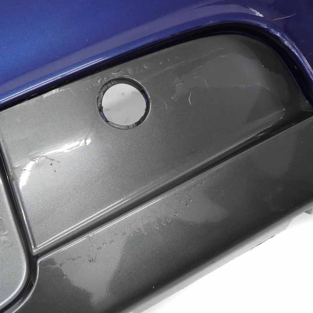 Bumper Trim Panel PDC Le Mans Blau Blue 381 to BMW E81 E87 LCI 4 M Sport Rear with Part number 0034802 BMW E81 E87 LCI 4 M Sport Rear Bumper Trim Panel PDC Le Mans Blau Blue 381 - SKU 0034802-LMB4 - Part number 0034802