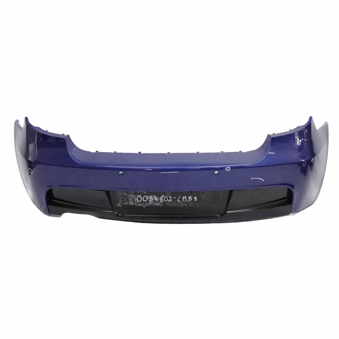 Bumper BMW E81 E87 LCI M Sport Trim Panel PDC Le Mans Blau Blue - 381 to Rear with Part number 0034802 Rear Bumper BMW E81 E87 LCI M Sport Trim Panel PDC Le Mans Blau Blue - 381 - SKU 0034802-LMB9 - Part number 0034802