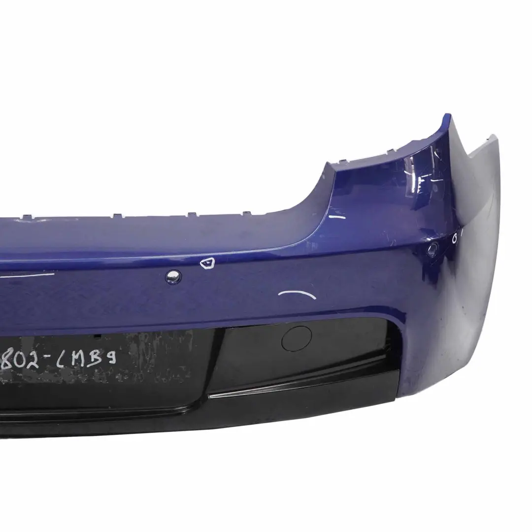 Bumper BMW E81 E87 LCI M Sport Trim Panel PDC Le Mans Blau Blue - 381 to Rear with Part number 0034802 Rear Bumper BMW E81 E87 LCI M Sport Trim Panel PDC Le Mans Blau Blue - 381 - SKU 0034802-LMB9 - Part number 0034802